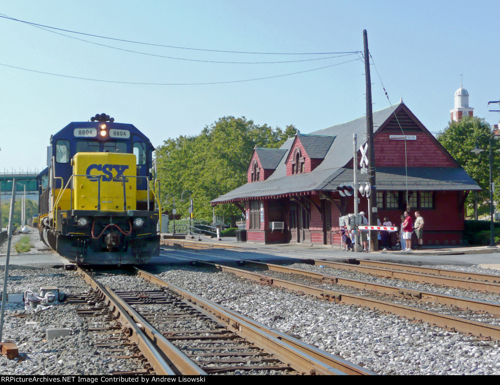 CSX SD40-2 at Brunswick Station